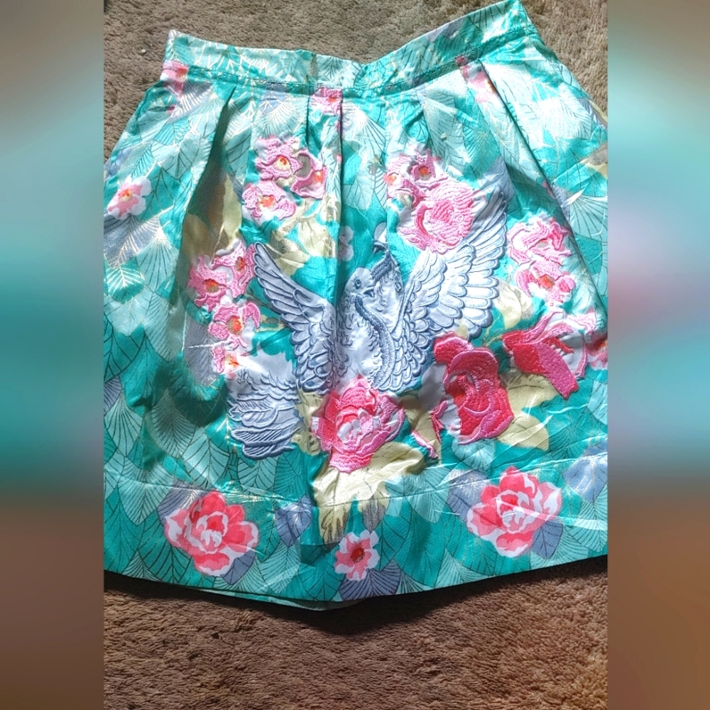 Manoush Embroided spring cocktail skirt size. EU 40.US 8